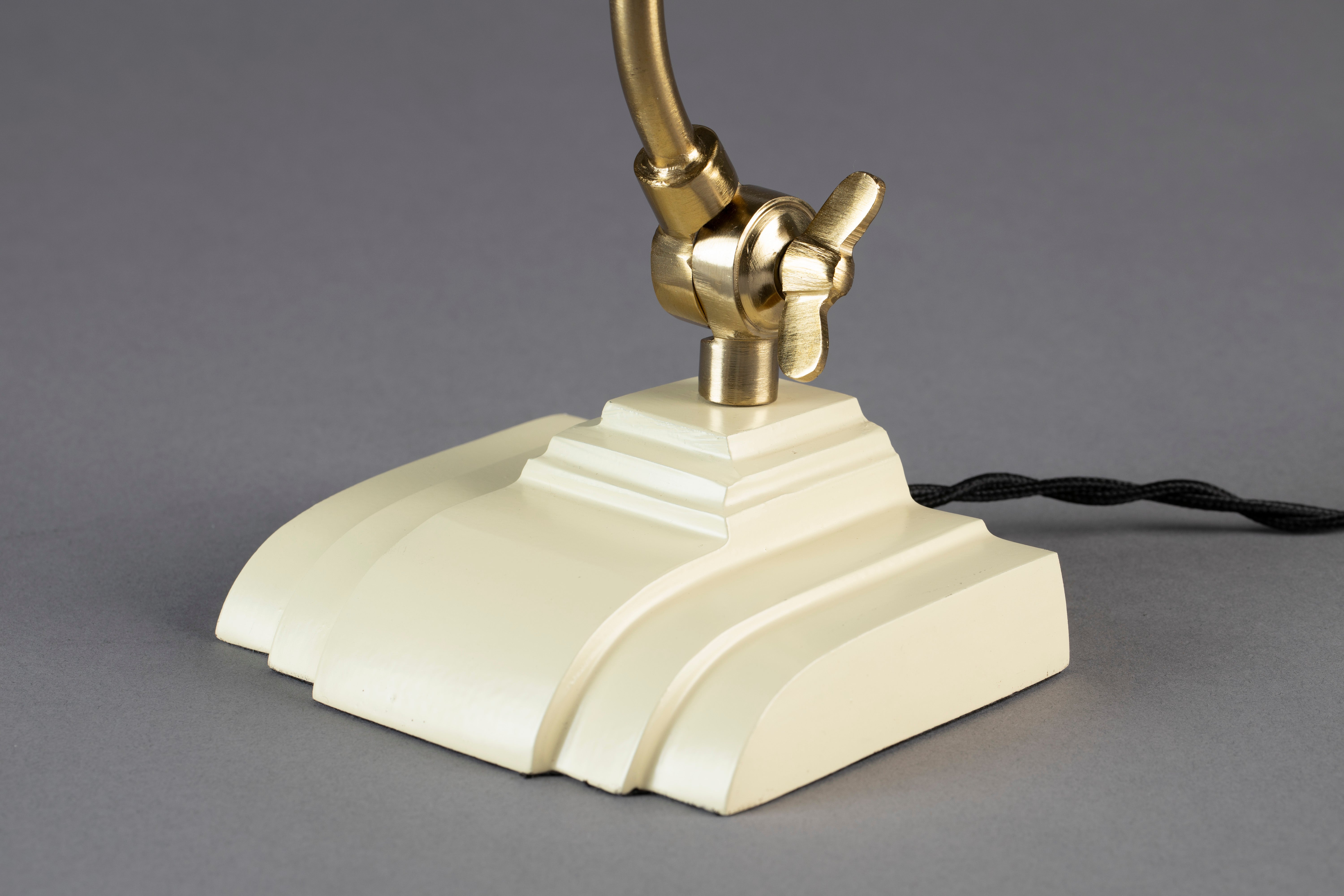Dutchbone Gaia Ivory & Gold Table Lamp
